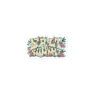 Alpine Floral Sticker